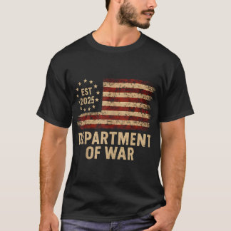 Ministerium des Krieges bedrückte amerikanische Fl T-Shirt