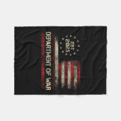 Ministerium des Krieges wurde 2025 wiedergegründet Fleecedecke (Vorderseite (Horizontal))