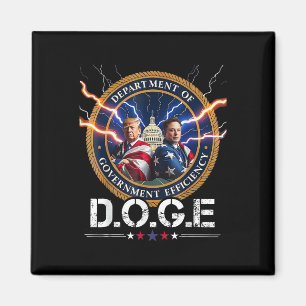 Ministerium für Effizienz Doge Trump Magnet
