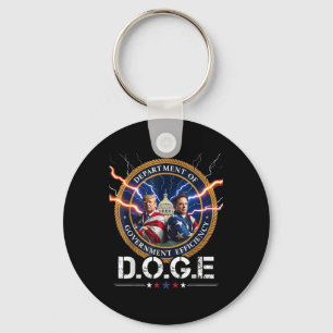 Ministerium für Effizienz Doge Trump Schlüsselanhänger