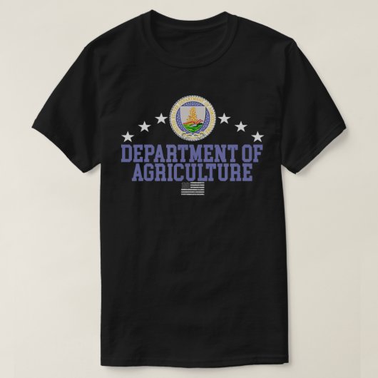 Ministerium für Landwirtschaft USDA T-Shirt (Design vorne)