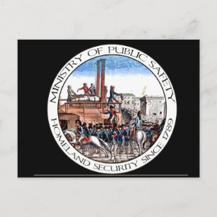 Ministerium für öffentliche Sicherheit Postkarte