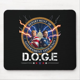 Ministerium für Regierungseffizienz Doge Trump 47 Mousepad