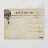 Ministerium für Reisen Steampunk Postcard Postkarte (Rückseite)