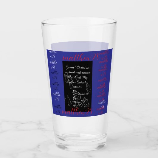 Ministeriumstassen Glas (Vorderseite)