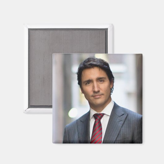 Ministerpräsident Justin Trudeau 2017 Magnet (Vorderseite/Rückseite)