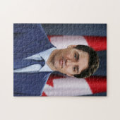 Ministerpräsident Justin Trudeau Portrait Puzzle (Horizontal)
