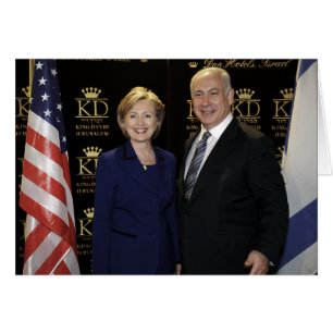 Ministerpräsident Netanjahu mit Hillary Clinton