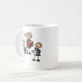 Ministerpräsident Reverend veranstaltet Hochzeitsf Kaffeetasse (Vorderseite Links)