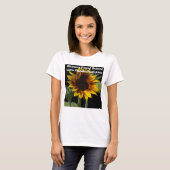 Minisunflowerlargereversed2, Rittners Blumensc… T-Shirt (Vorne ganz)