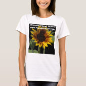 Minisunflowerlargereversed2, Rittners Blumensc… T-Shirt (Vorderseite)