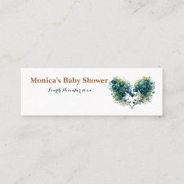 Minitarjeta De Visita Sloth & Blossoms Customizabl Mini Visitenkarte