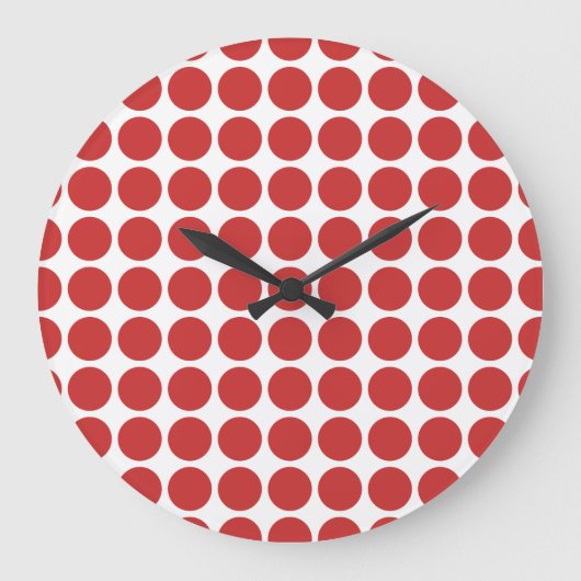 MiniTupfen-Wanduhr Große Wanduhr (Vorderseite)