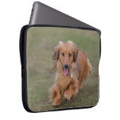 Miniture Dackel-Betrieb Laptopschutzhülle (Vorne Rechts)