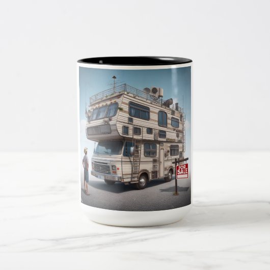 Minivan Camper Comedy Tasse - Sip and Smile! (Mittel)