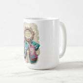 Minivan Commander T-Shirt, Chauffeur des Chaos Bec Kaffeetasse (VorderseiteRechts)