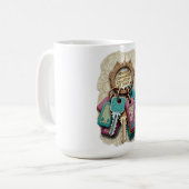 Minivan Commander T-Shirt, Chauffeur des Chaos Bec Kaffeetasse (Vorderseite Links)