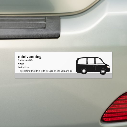"Minivanning" Minivan-Autoaufkleber Autoaufkleber (Auf Auto)