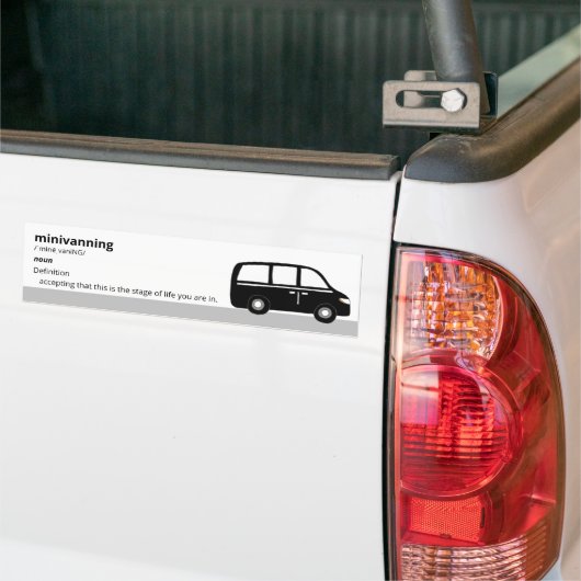 "Minivanning" Minivan-Autoaufkleber Autoaufkleber (Auf Lkw)