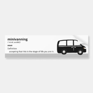 "Minivanning" Minivan-Autoaufkleber Autoaufkleber