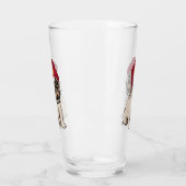 Miniwelpen-Hipster-Mops Glas (Links)