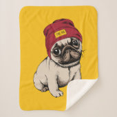 Miniwelpen-Hipster-Mops Sherpadecke (Vorderseite)