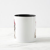 Miniwelpen-Hipster-Mops Tasse (Zentrum)