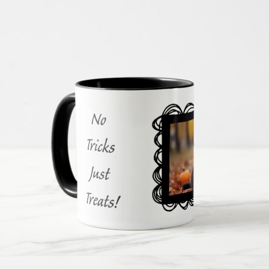 Mink die Black Kitty Coffee Tasse (Vorderseite Links)