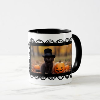 Mink die Black Kitty Coffee Tasse