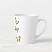 Minke sein deine eigenen schönen Schmetterlinge Milchtasse (Rechts)