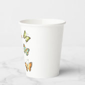 Minke sein deine eigenen schönen Schmetterlinge Pappbecher (Links)