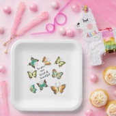 Minke sein deine eigenen schönen Schmetterlinge Pappteller (Party)