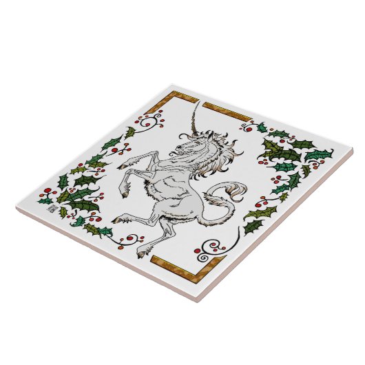 MinkMode Sammlung 2014: Große Stechpalmen-Fliese Fliese (Seite)