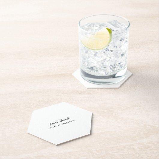 Minmalist Beruflich modern Untersetzer (Vor Ort)