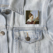 Minna Wasmann, die Schwester des Künstlers, 1822 Button (Beispiel)