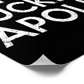 Minnealis Minnesota Funny Rude Retro Gag Gift  Poster (Ecke)