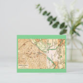 Minneapolis alte Straßengrafik Postkarte (Stehend Vorderseite)