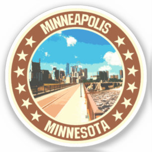 Minneapolis Aufkleber