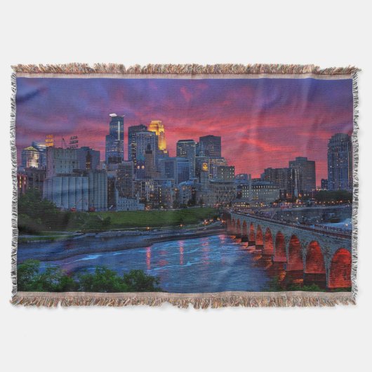 Minneapolis-Augen-Süßigkeit Decke (Vorderseite)