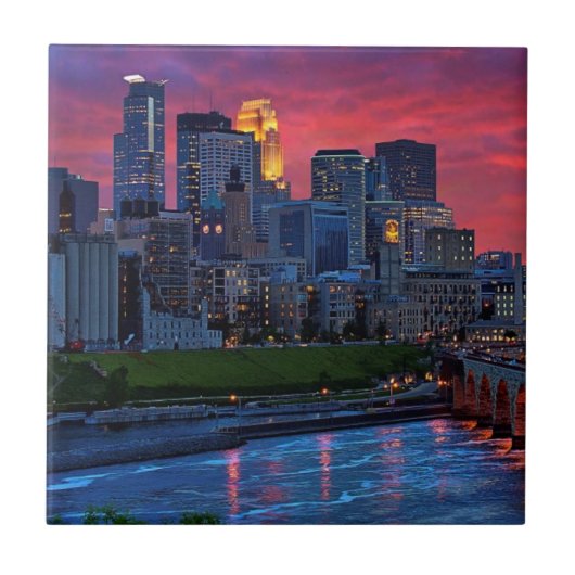 Minneapolis-Augen-Süßigkeit Fliese (Vorderseite)