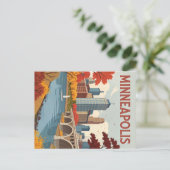 Minneapolis: Die Herbststadt am Mississippi Postkarte (Stehend Vorderseite)