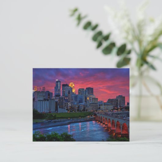 Minneapolis Eye Candy Postkarte (Stehend Vorderseite)