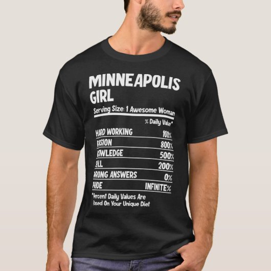Minneapolis Girl T-Shirt (Vorderseite)