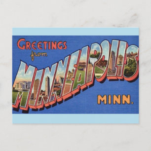 Minneapolis Grußkarte Postkarte