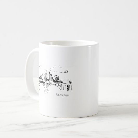 Minneapolis Kaffeetasse (Vorderseite Links)