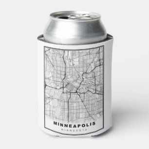 Minneapolis-Karte Dosenkühler