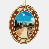 Minneapolis Keramik Ornament (Rechts)
