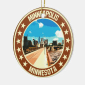 Minneapolis Keramik Ornament (Links)