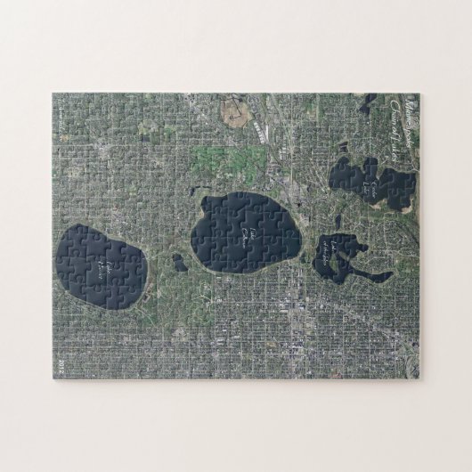 Minneapolis-Kette des See-Puzzlen Puzzle (Horizontal)