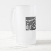 Minneapolis Mattglas Bierglas (Vorderseite Links)